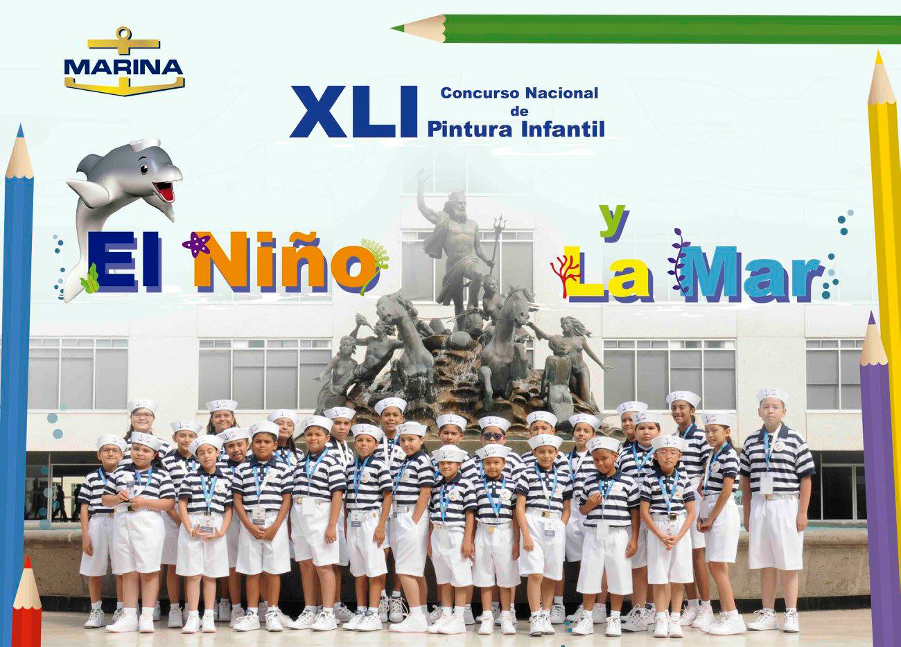 Invita SEPE al XLI Concurso Nacional de Pintura Infantil “El niño y la mar”
